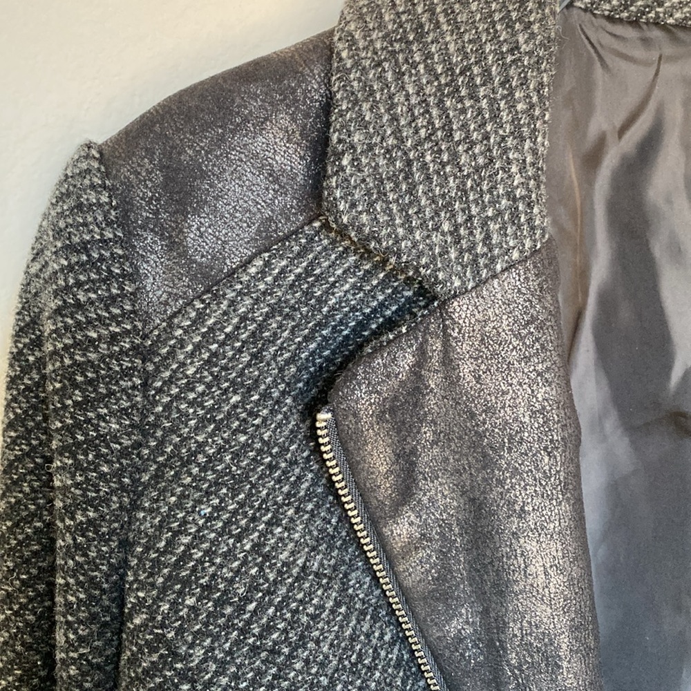 DKNY Jeans Black and Grey Jacket - Picture 3 of 7